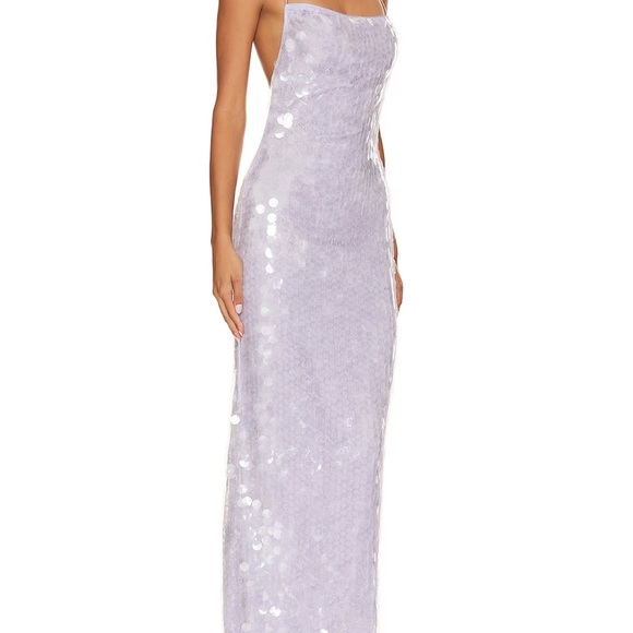 REVOLVE MAJORELLE Tianna Gown in Powder Purple - Picture 2 of 4